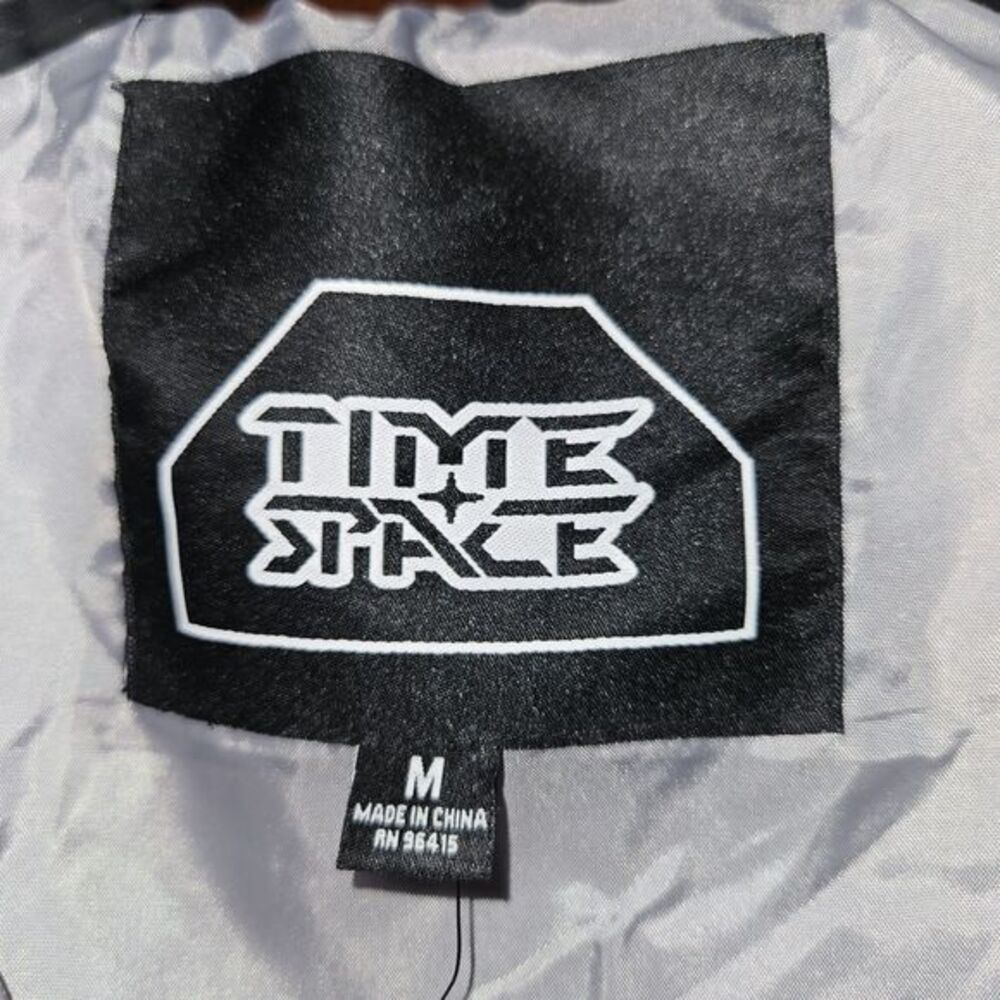 Time Space White Camo Tree Zip Up Hoodie Utility Jacket Mens Medium New - Picture 5 of 7